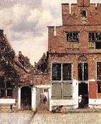 Jan Vermeer The Little Street oil painting reproduction